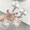 350/550/750/ml Children's School Water Bottle Transparent Water Bottle Reusable Leak Proof Durable Water Bottle with DrinkingCap