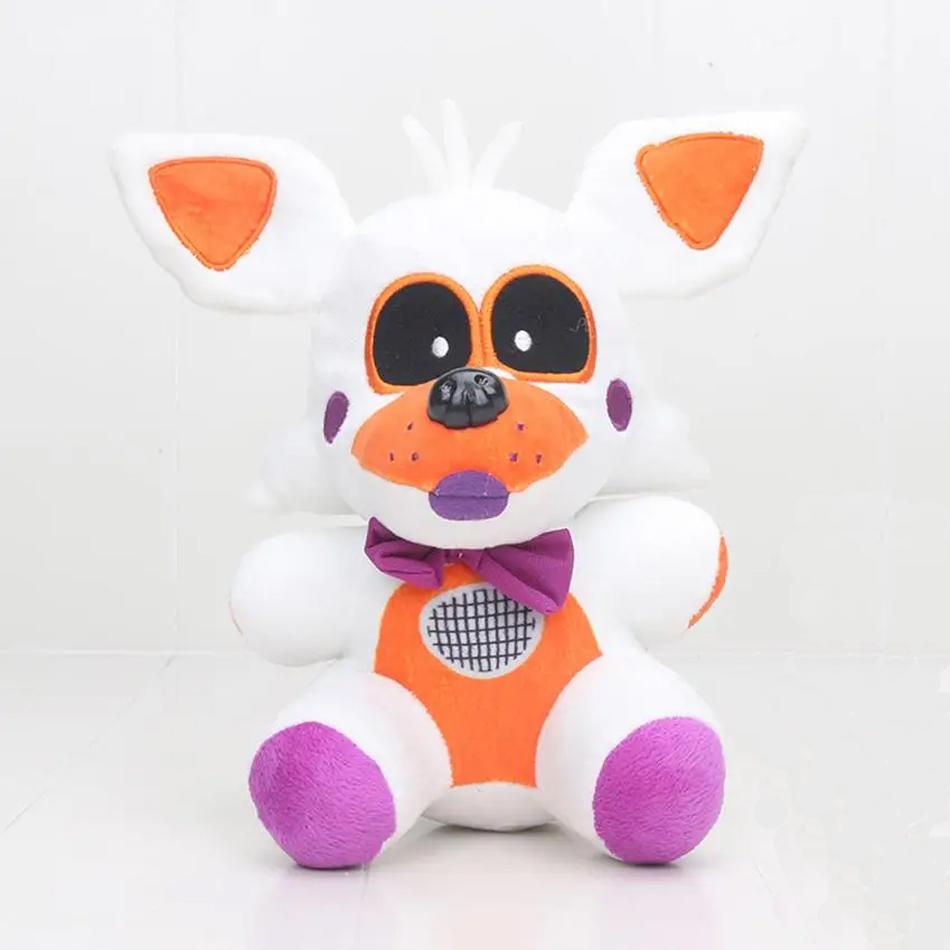 18 см Горячие Плюшевые Игрушки Fnaf Милые Каваи Фредди Животное Фокси Бонни Медведь Ribbit Набивные Плюшевые Игрушки В Наличии Плюшевый Подарок на День Рождения