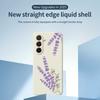 For Samsung Galaxy A36 5G Case Lavender Pattern Printing Straight Edge TPU Phone Back Cover