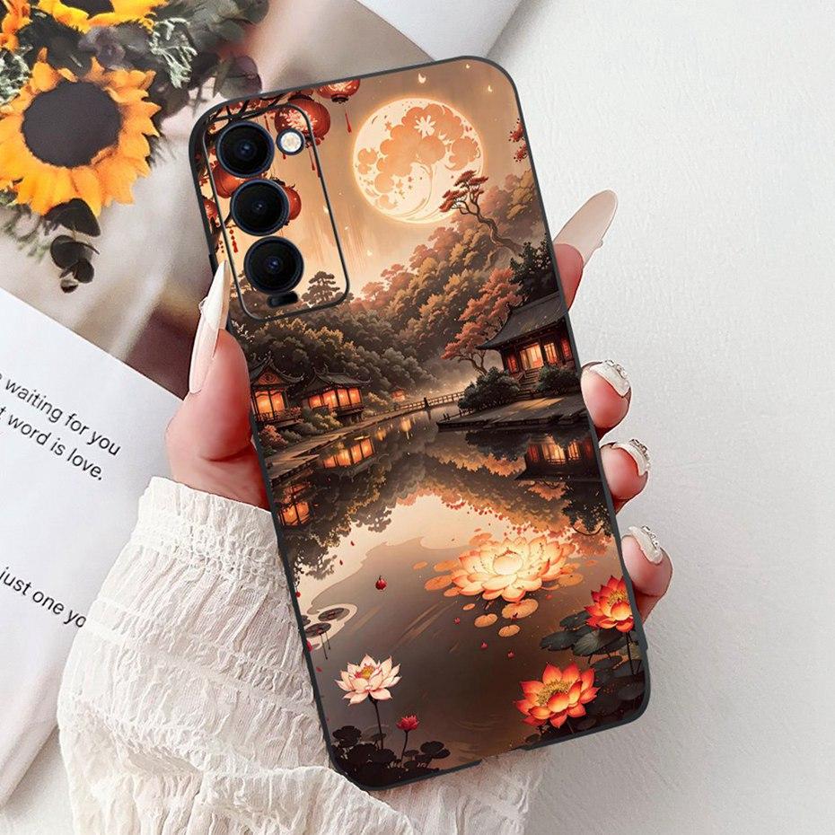 Fashion Painting Case For Tecno Camon 18 18i 18T 18 Premier Soft Silicone TPU Phone Cases For Camon18 18 P 18T Covers Bumpers