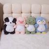 Cute Doodle Dinosaur Pig Penguin Puppy Doll Plush Toy Children Sleeping with Rag Doll Gift