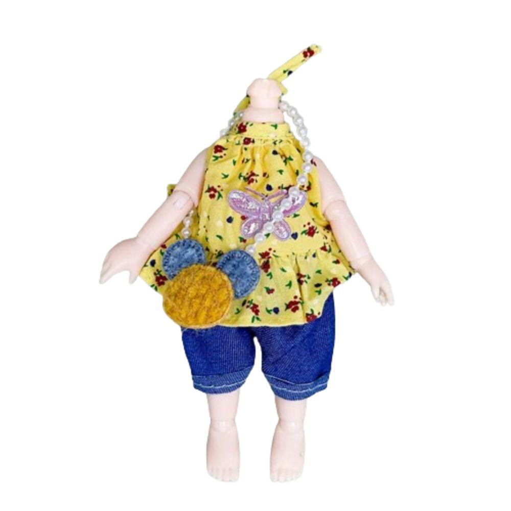 16-17 см Кукла Ob11 Модная Bjd Кукла Зимний Наряд Юбка Милый Набор Одежды Сменный Наряд Модная Одежда DIY Аксессуары для Кукол