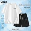 Мужской хлопковый комплект: футболка и шорты JEEP SPIRIT