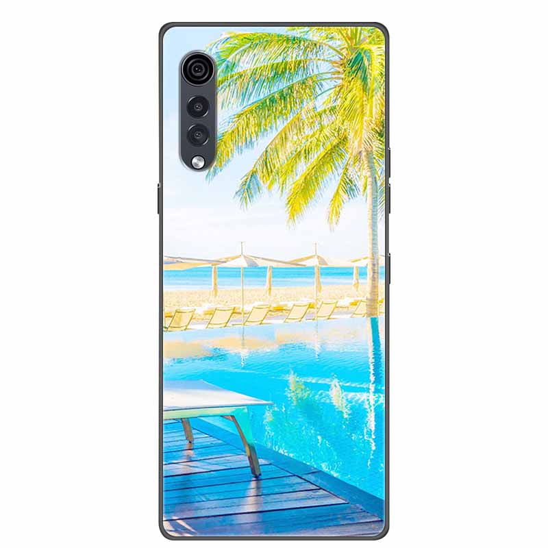 Для LG Velvet Чехол Черный Силиконовый Мягкий ТПУ Задняя Крышка Чехол Для LG Velvet2 Pro Funda Для LG Velvet 5G LM-G900EM Бампер Coque Capa