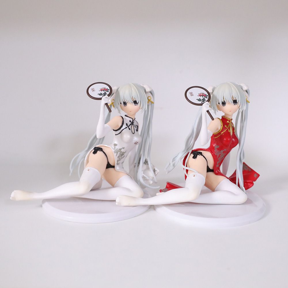 12 см Аниме Yosuga no Sora Касугано Сора Фигурка Ципао Красный Белый Модель Игрушка Подарок Фигурка Действия ПВХ