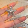 Регулируемая длина, пятиконечная звезда, кулон из сплава, ожерелье, модный женский аксессуар для повседневного глэма