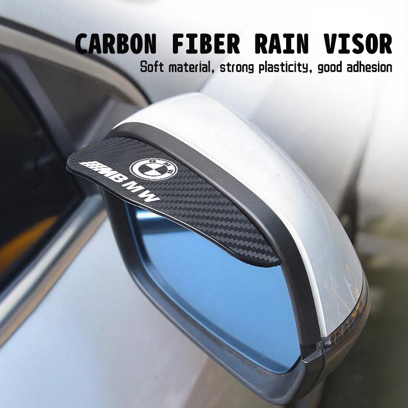 2PCS Car Rearview Mirror Rain Eyebrow Side Snow Sun Visor For BMW M Performance Alpina M3 M5 M6 X1 X3 X4 X5 G20 OF8