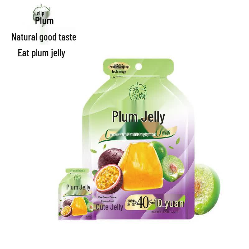 Liuliumei Plum Jelly with Passion Fruit, 6-Pack