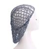 Turban Hat Black Wig Caps Handmade Crochet Hair Snood Hair Accessories Mesh Hair Net  for Sleeping