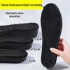Gender-Neutral Fleece-Lined Height-Increasing Insoles: Sweat-Absorbent, Breathable, Shock-Absorbing, Comfortable Fit for Winter.