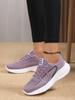 Женские прогулочные кроссовки, вязаные кроссовки, дышащая легкая обувь для тренировок, легкая обувь для девочек, теннисная обувь на мягкой подошве, спортивная дорожная обувь 2231