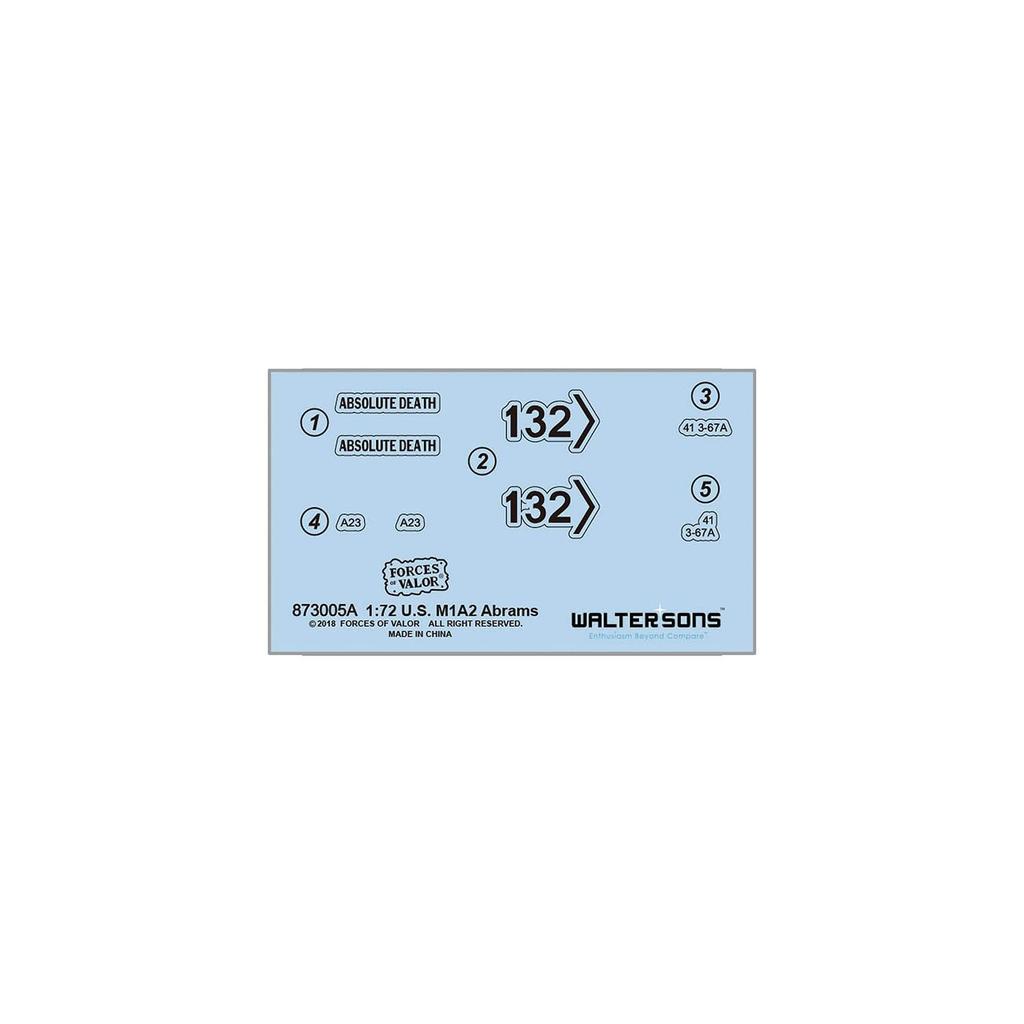 Platz Waltersons US M1A2 Abrams 4th Infantry Division 2003 Iraq Samawah Plastic Model Kit WS55005R 1/72 (Tank)