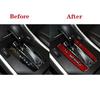 Real carbon fiber car gear shift panel cover trim for 2014-2017 honda accord