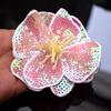 Handmade Beads Embroidery Flower Colorful Sequins Patch Cloth Decorated With DIY Auxiliary Material Large Repair Hole Applique
