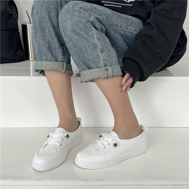 Износостойкие, легкие, дышащие однотонные кроссовки на плоской подошве, удобные повседневные кроссовки Zapatillas Deportivas Mujer