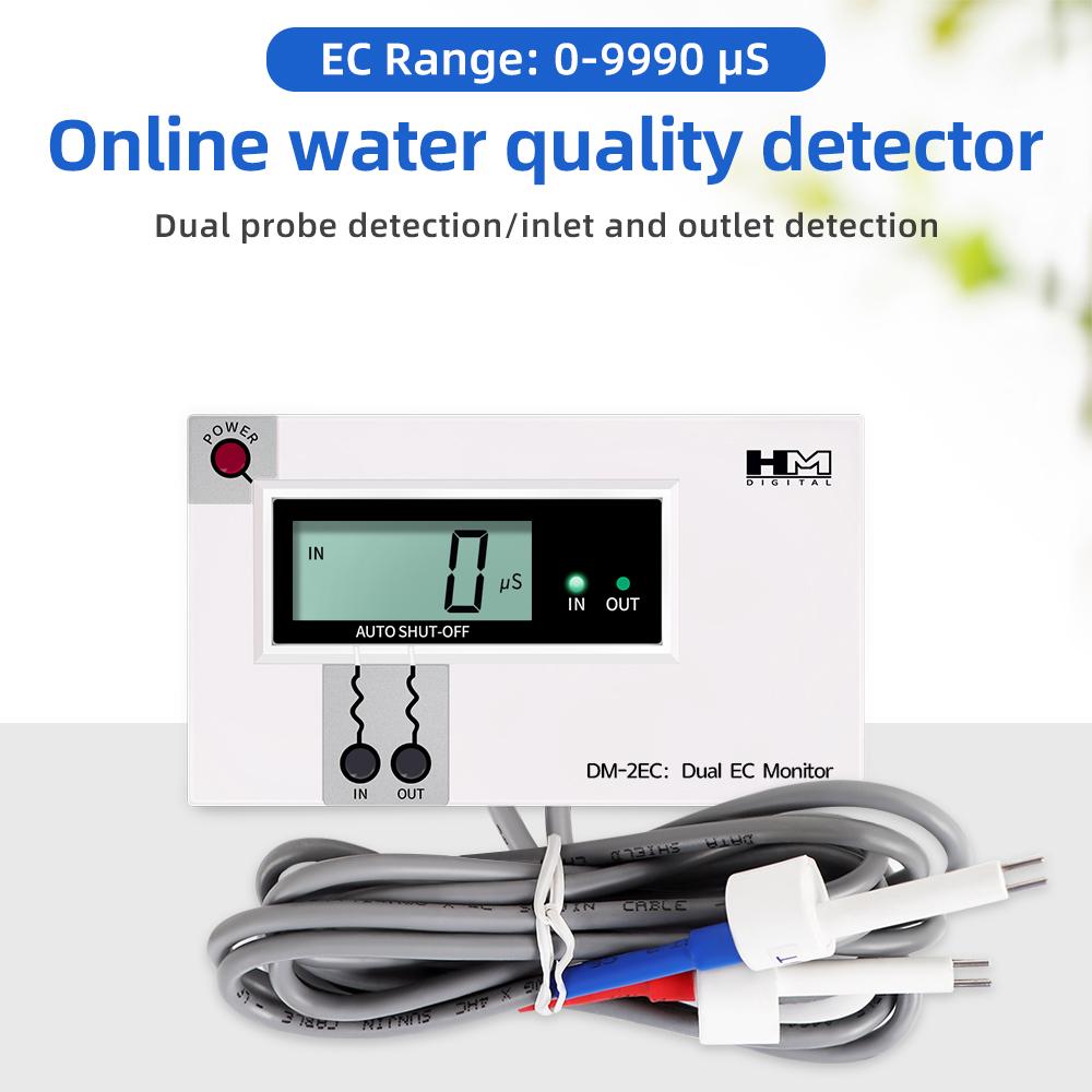 TDS Тестер качества воды DM1/DM2 - Двухзондовый измеритель с HD ЖК-дисплеем для точных измерений