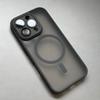 Полупрозрачный матовый чехол для телефона с магнитом и покрытием frosted для iPhone 17 Air 16 15 14 Plus 13 12 11 Pro Max Для беспроводной зарядки Magsafe