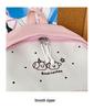Japanese Anime Style Cute Girl Lightweight Backpack with Large Capacity and High-Value Brooch for Elementary Students