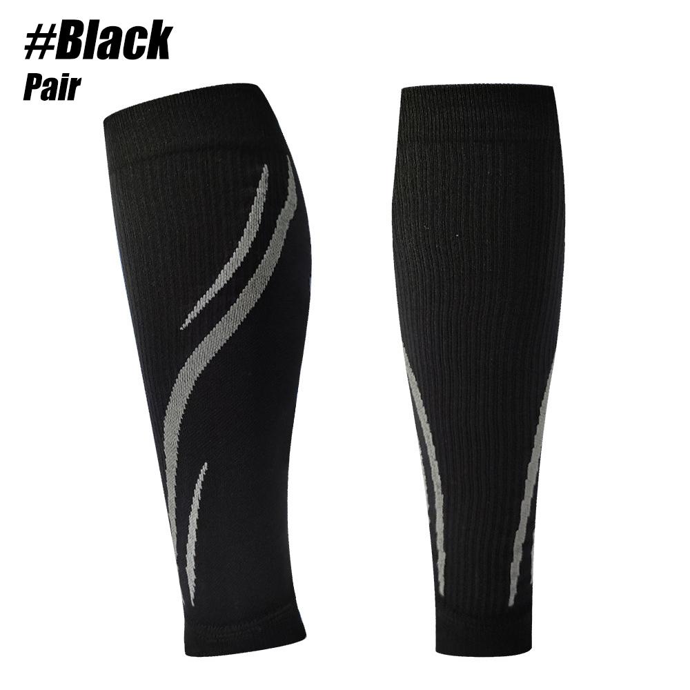 1 пара компрессионных носков с рукавами до середины икры толщиной 20–30 мм рт.ст. для мужчин и женщин, идеальный вариант компрессионных носков для бега