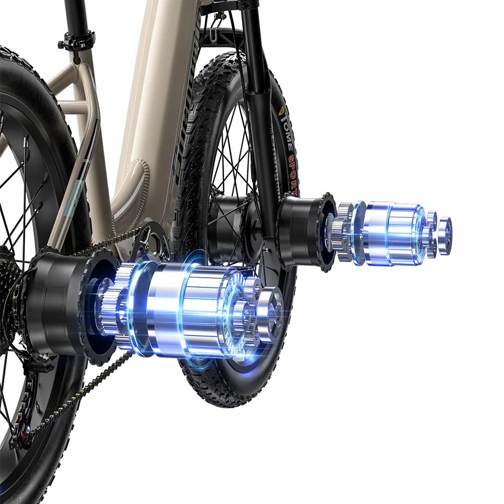 Electric Bicycle Shengmilo S700 1000Wx2 Motor 26" Fat Tire Adult Electric Bike 48V 17.5AH Shimano 7 Speed Max Load 150Kg