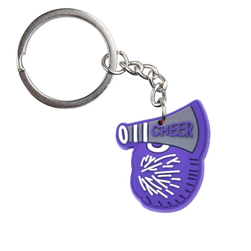 1 шт. новый модный брелок для ключей чирлидеры аплодируют трубе подвески женщины мужчины ювелирные изделия автомобильный брелок сувенир для подарка