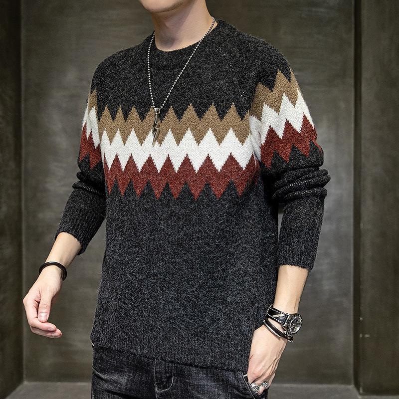 Осенне-зимний мужской свитер для отдыха Китайской литературной академии