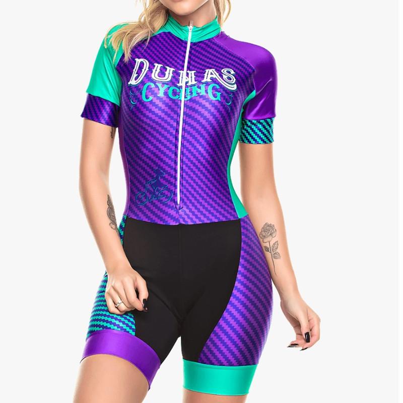 Bike Suit Mountain Bike Road Bike Outdoor Cycling Sports Women's Onesie Competition Suit