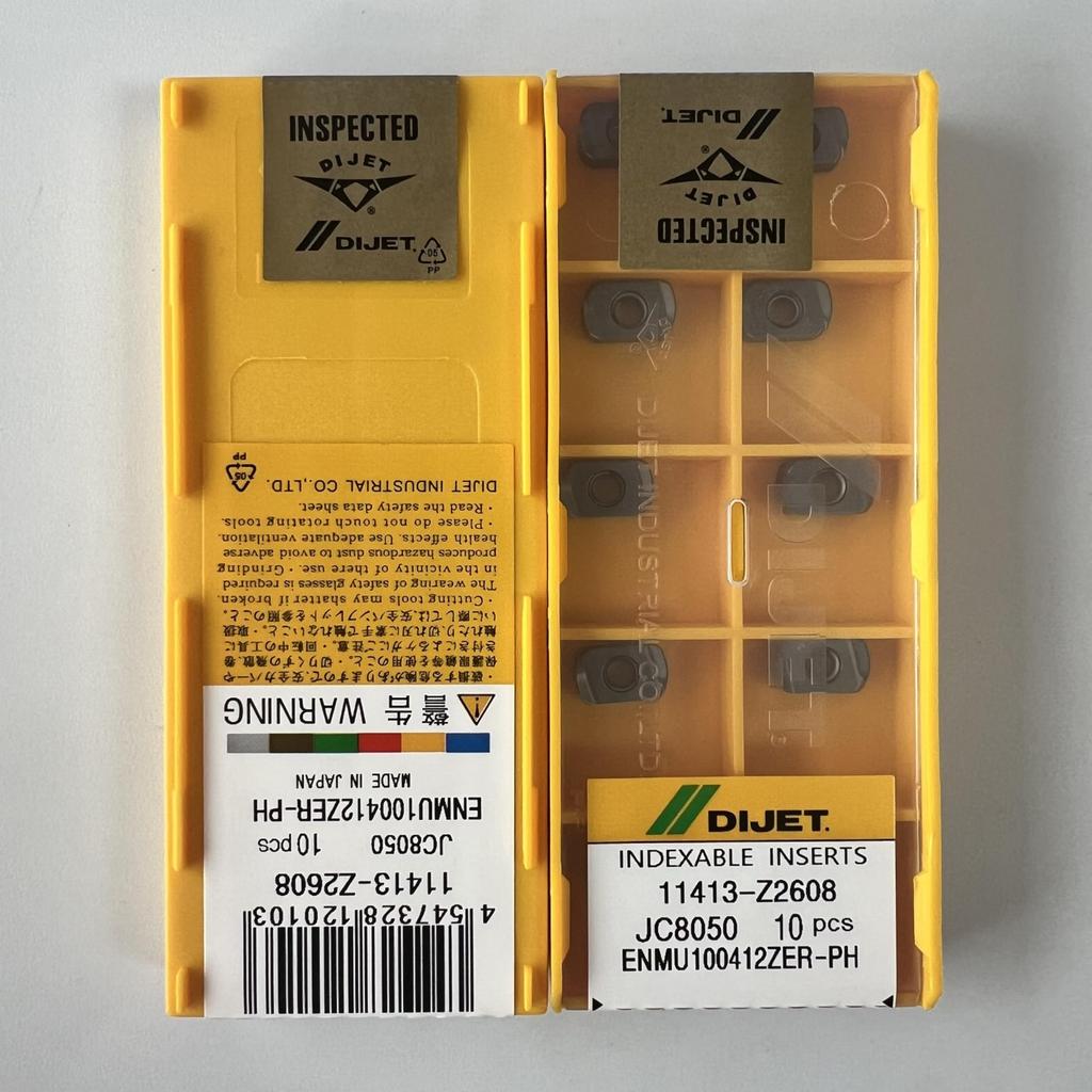 ENMU100412ZER-PH JC8050 / Industrial Indexable Carbide Inserts 10 Pcs