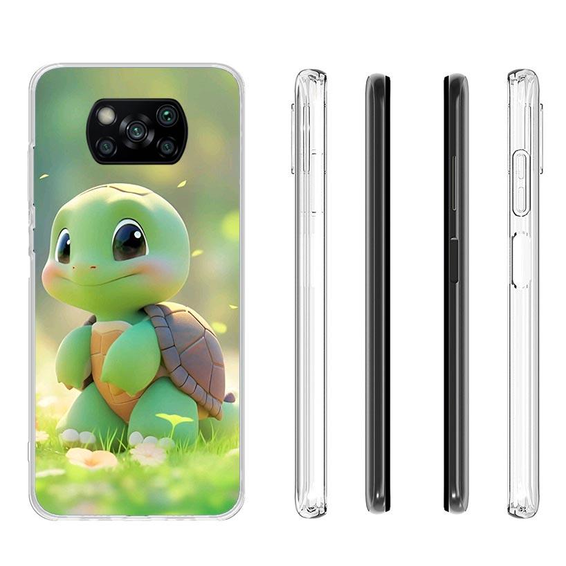 Cartoon Sea Turtle Tortoise Case Phone Cover for Xiaomi Redmi Note 10 9 9S 8 8T 7 5 Pro Mi 12T 11T 10T 9T 12 11 Lite A3 A2 Trend