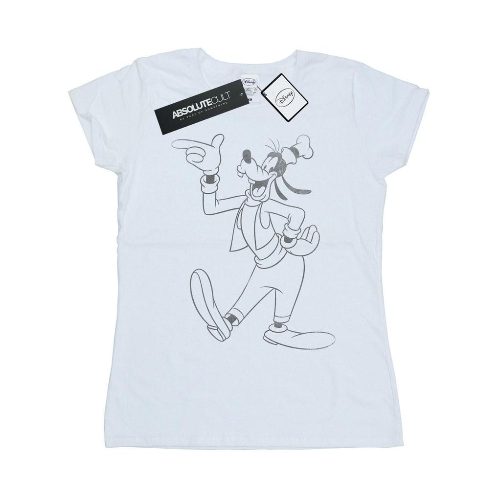 Disney Womens/Ladies Goofy Classic Baseball Cotton T-Shirt