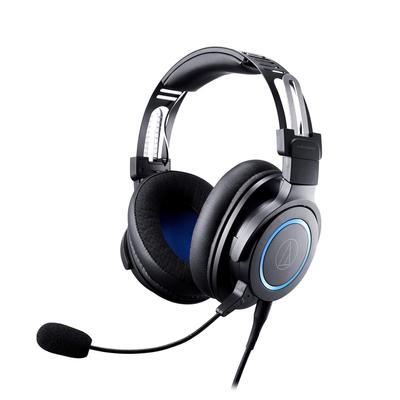 Игровая гарнитура Audio-Technica ATH-G1/герметичного типа/ПК/PS4/PS5/Switch/Xbox One/металлическое оголовье/съемный микрофон/3,5 мм