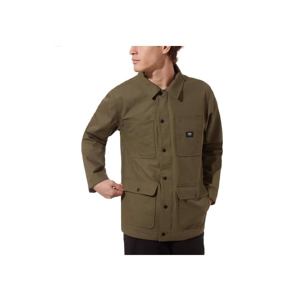 Vans Рабочая повседневная куртка с капюшоном Мужские куртки Темно-коричневые VN0A456ZTT5