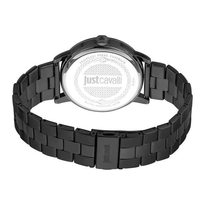 Montre - JUST CAVALLI - JC1G216M0075 - Quartz - Acier inoxydable - Noir