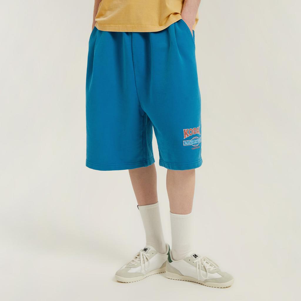 KODAK Snow Washed Knee-Length Shorts S.Blue