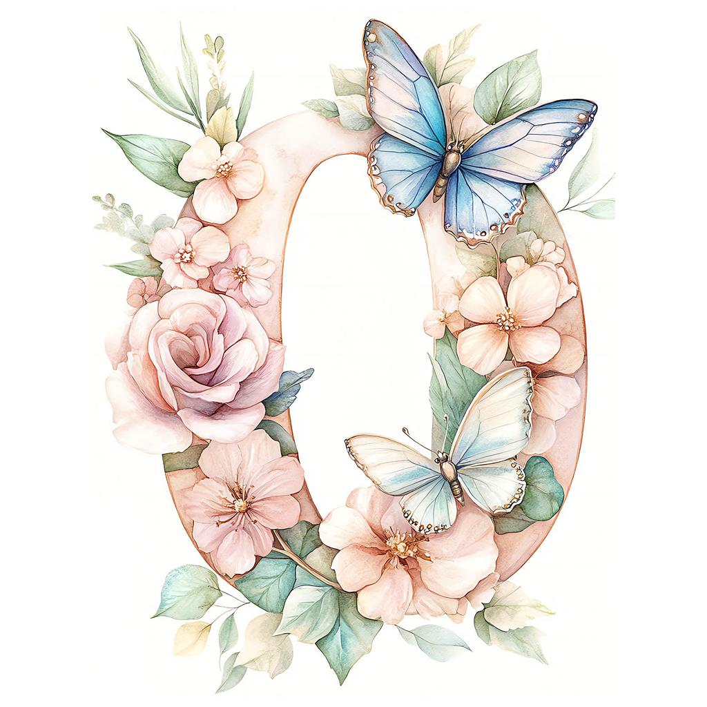 Okrągła Magia - Plakat Z Literą "O" Okrągła Magia - Plakat Z Literą "O", 30X40 Cm, Bez Ramy, Papier Matowy 230 Gsm