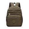 Lightweight Backpack Women Nylon Backpack Solid Color Travel Bag Student Schoolbag