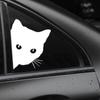 Декоративные наклейки на окна и двери автомобиля с изображением черного кота