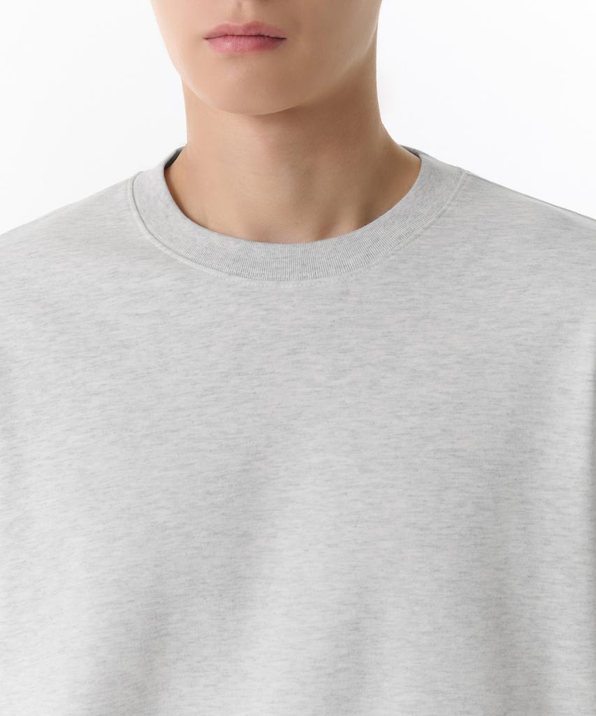 MUSINSA STANDARD [Cooltandard] Regular Sweatshirt [Melange Light Grey]