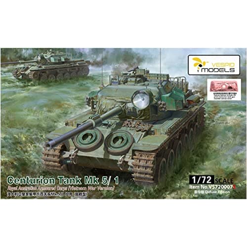 Vespid Model 1/72 Australian Army Centurion Mk.5/1 Vietnam War Version Deluxe Plastic Model Kit VPM720007S