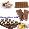 Силиконовая форма для макарон с 30 круглыми отверстиями, коврик для выпечки, высокая термостойкость, форма для выпечки, 1 шт.
