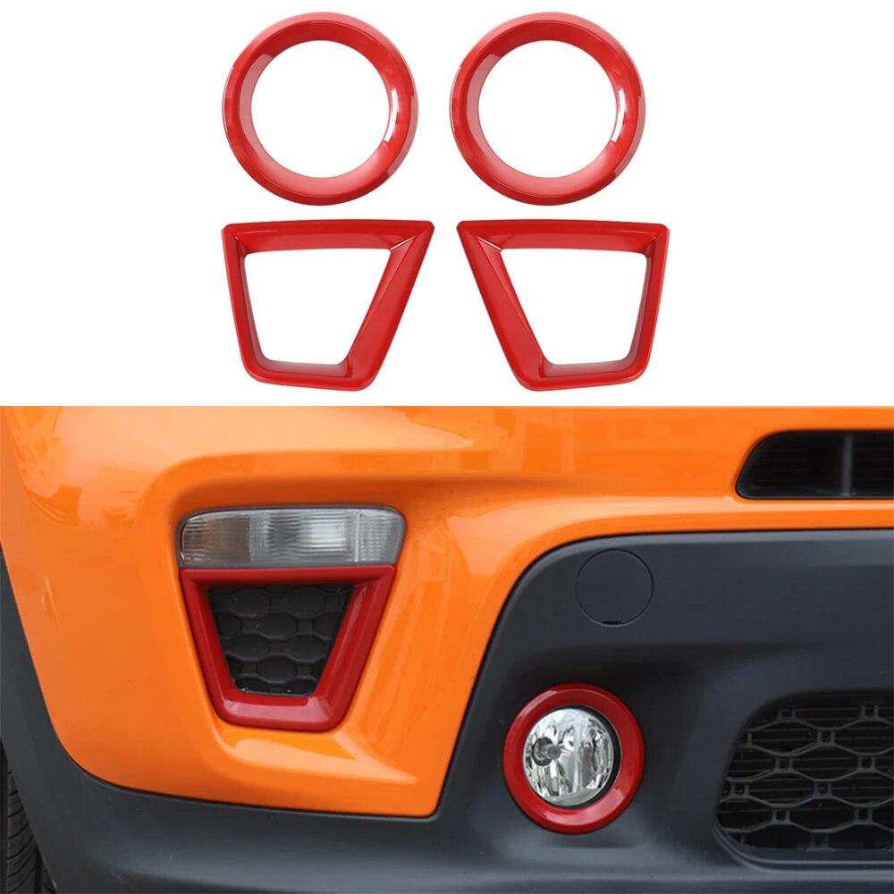 Передняя противотуманная фара автомобиля, декоративная крышка для лампы указателя поворота для Jeep Renegade 2022 2023, капоты, внешние аксессуары