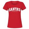 Santa's Favorite Varisty Style Women's T-Shirt Christmas Shirt