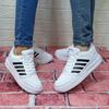 Bestof 074 Белые кроссовки на плоской подошве Легкая удобная спортивная обувь для пар