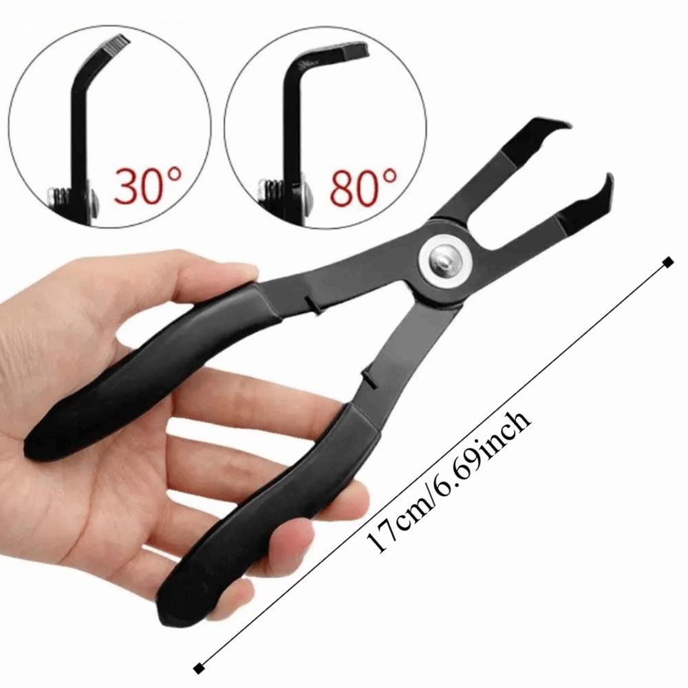 30/80 Degree Buckle Removal Pliers Rust-proof Auto Trim Removal Tool Push Pin Pliers  Auto Repair