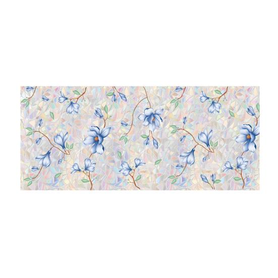 Радужная оконная пленка для конфиденциальности, цветочная статическая наклейка, наклейки на стекло с радужным эффектом, съемная оконная наклейка для дома, ванной, двери, окон автомобиля