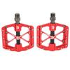 WAKE Педаль для горного велосипеда с 3 подшипниками, из алюминиевого сплава с ЧПУ, прочные велосипедные аксессуары, красный