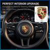 1 шт. Металлическая текстура Значок-щит Porsche Водонепроницаемая, устойчивая к выцветанию Декоративная наклейка Подходит для всех Porsche Седан, Внедорожник, Спортивный автомобиль Модификация интерьера