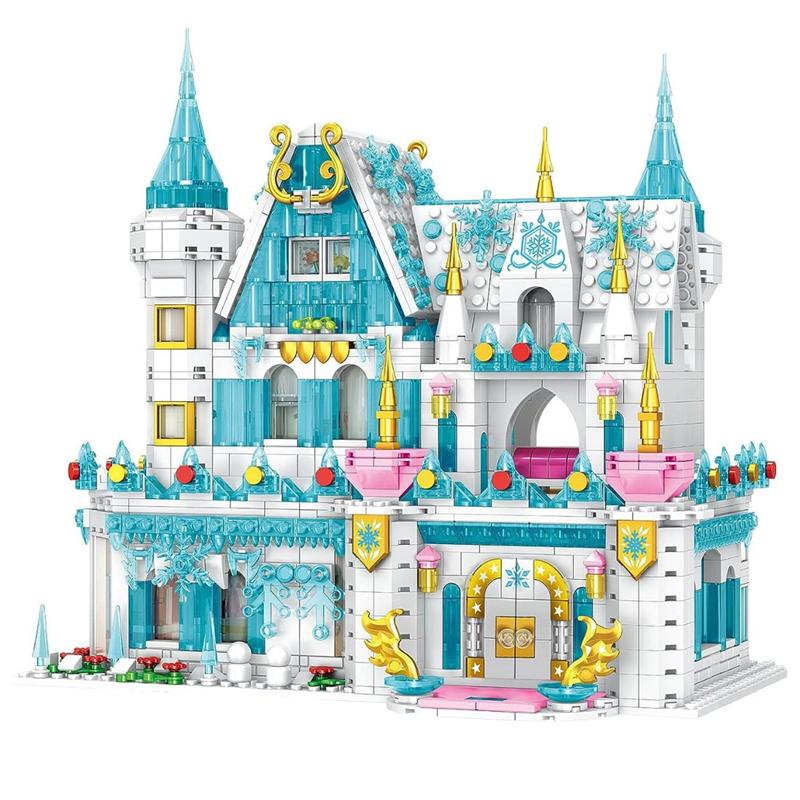 Zhegao Tree House Building Blocks Orchid Flower Villa Bricks Cabin Juguetes Diy Toys Moc Magic Hotel Gift Adult Present