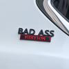 BAD ASS Metal Car Stickers Car Bumper Leaf Plate Logo Zinc Alloy EDITION Body Decal Automotive Exterior Modification Accessories