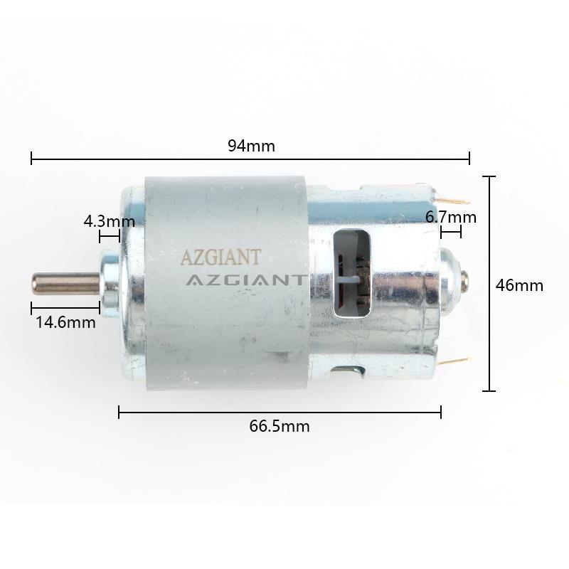 775 Spindle Motor 18000 RPM Brush DC 18V Motors 208W RS-775WC-8016 Power Tool Accessories( instead of RS-775WC-8016)